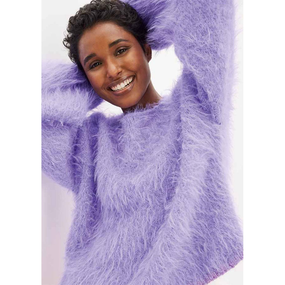 מינק חוט סריגה פרוותי למסרגות 6-7 MINK