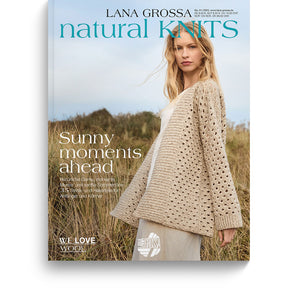 LANA GROSSA חוברת סריגה מס׳1 NATURAL KNITS - מהדורה גרמנית