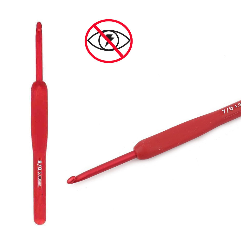 מסרגת קרושה בגימור מט להפחתת השתקפויות ומתח 2-6 מ״מ