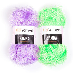 חוטים פרוותיים לסריגה יצירתית SAMBA 100g/150m