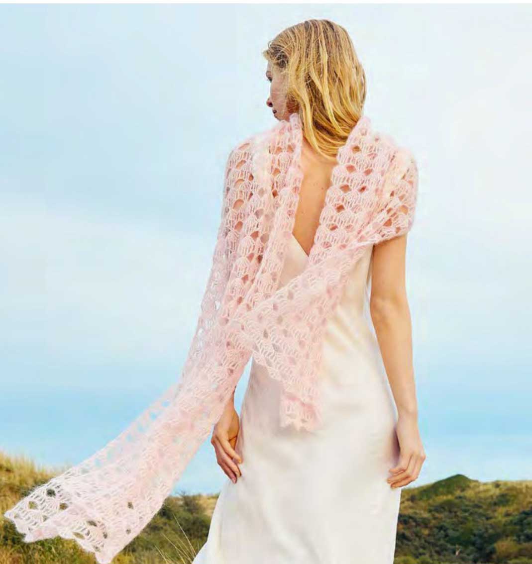 צמר מוהר יוקרתי לסריגת שאלים וסוודרים Wimbledon 100g/1000m