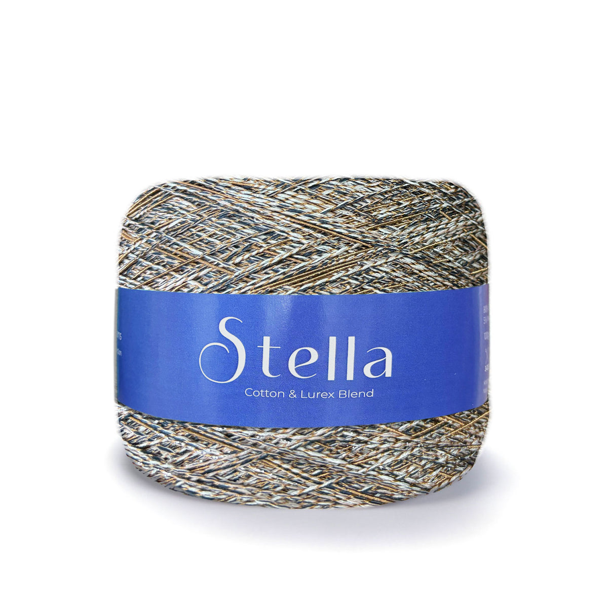 Stella כותנה איטלקית עם אפקט מלאנג׳ עדין ולורקס 100g/380m