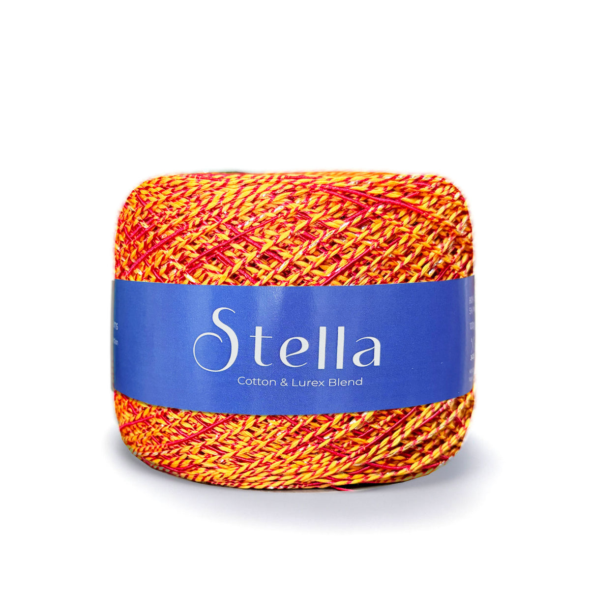 Stella כותנה איטלקית עם אפקט מלאנג׳ עדין ולורקס 100g/380m