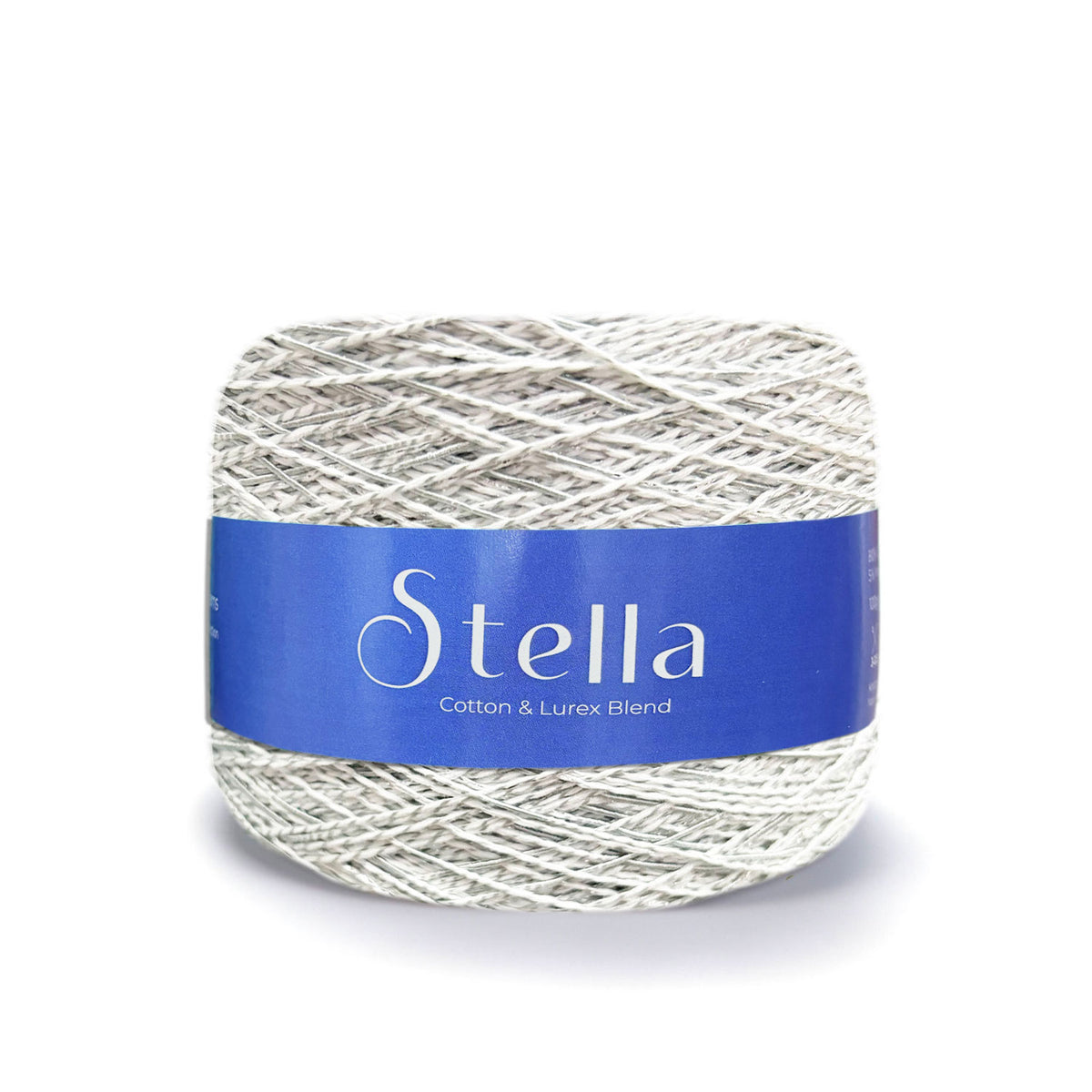 Stella כותנה איטלקית עם אפקט מלאנג׳ עדין ולורקס 100g/380m