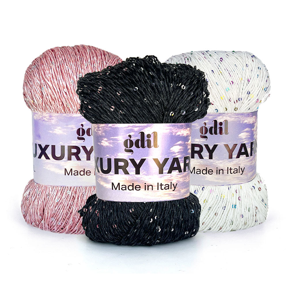 STELLATO כותנה עם פייטים נצנצים 100g/300m