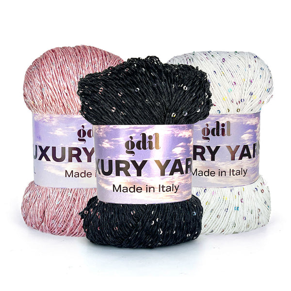 STELLATO כותנה עם פייטים נצנצים 100g/300m