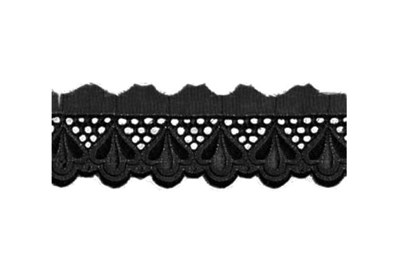 תחרת בטיסט צבע שחור