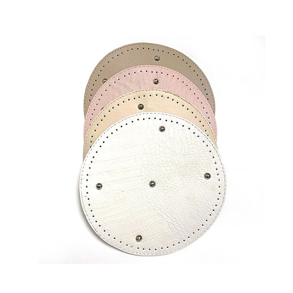 תחתית עגולה לתיק סרוג