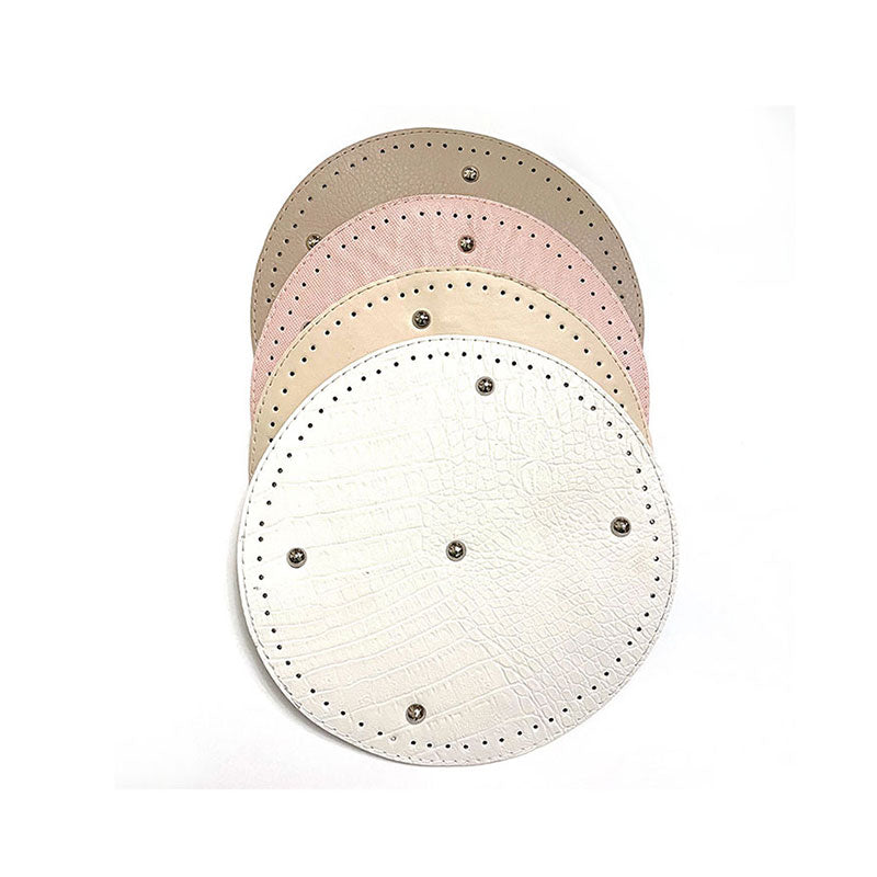 תחתית עגולה לתיק סרוג