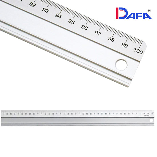 סרגל חיתוך אלומיניום עם מעצור נגד החלקה