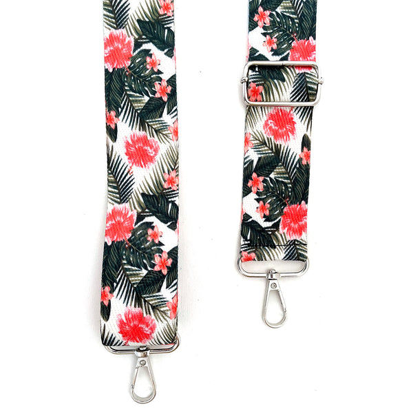 רצועת תיק הדפס טרופי