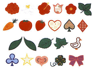 דוגמאות רקמה למכונת רקמה קובץ  פירות