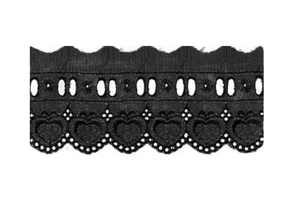 תחרת בטיסט צבע שחור