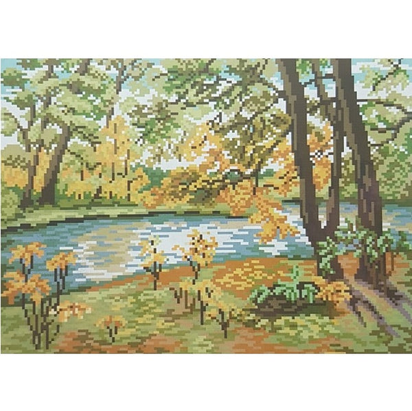 ערכת רקמה בד גבינה מודפס עם חוטים 116