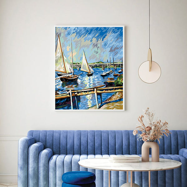 בד קנבס לרקמה עם ציור מודפס בגודל 60X70 ס״מ 134.5187