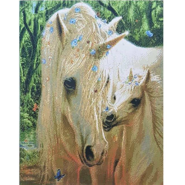 ערכת רקמה בד גבינה מודפס עם חוטים 147