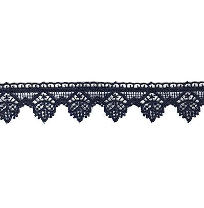 תחרת גיפור צבע כחול כהה