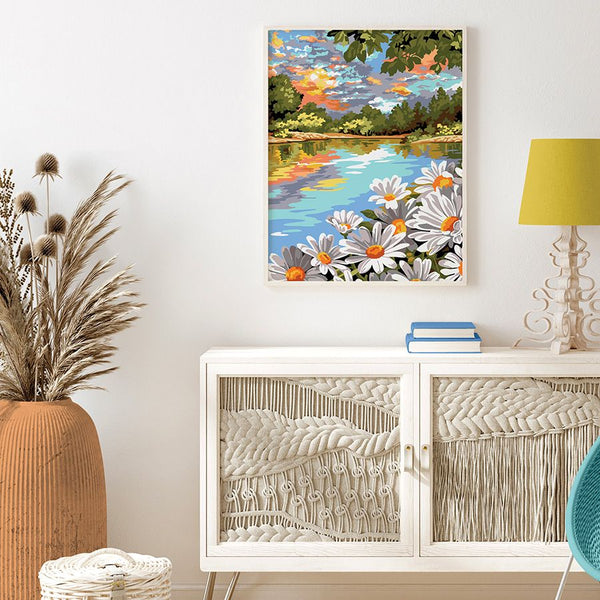 בד קנבס לרקמה עם ציור מודפס בגודל 60X80 ס״מ 152.57