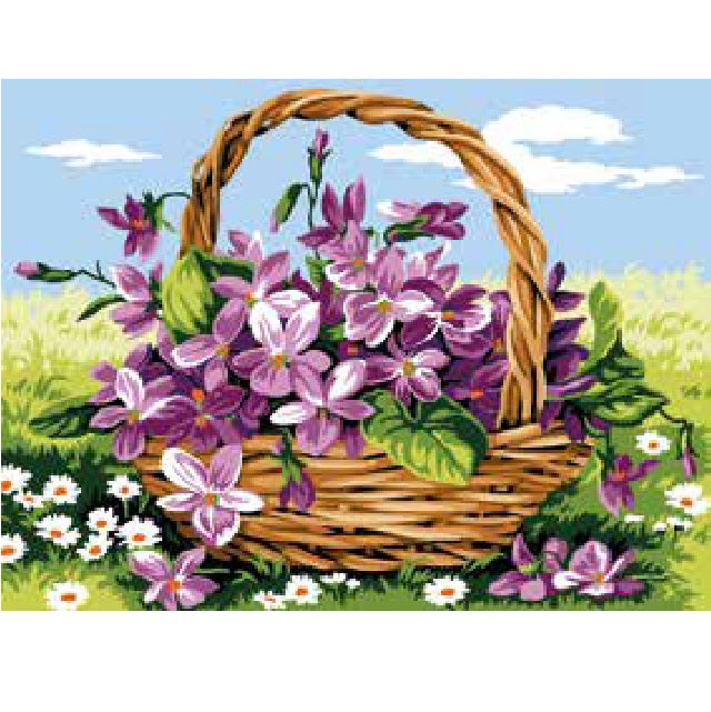 גובלן לרקמה עם ציור מודפס 153.1428