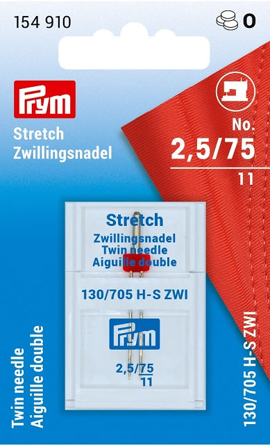 2.5/75 מחט כפולה סטריץ למכונת תפירה