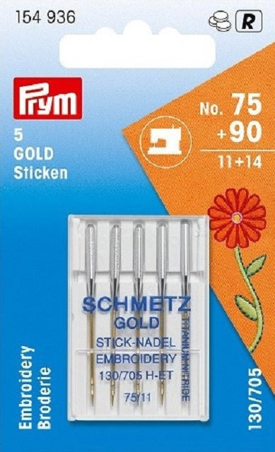 מחטים למכונת תפירה ורקמה schmetz