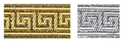 סרט לורקס רקום זהב/כסף