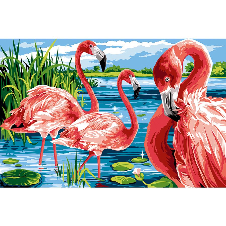 גובלן לרקמה עם ציור מודפס בגודל 75X110 ס״מ 163.4337