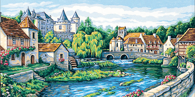 גובלן לרקמה עם ציור מודפס 170.02