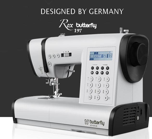 מכונת תפירה ממוחשבת בטרפליי רוקס 197