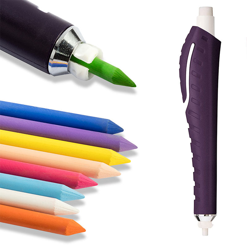 סט של עפרון גיר בצבעים שונים
