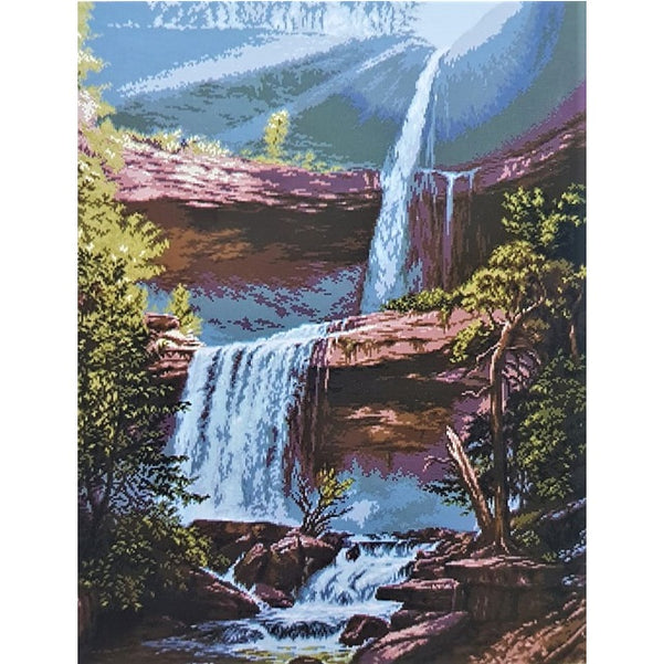 ערכת רקמה בד גבינה מודפס עם חוטים 207