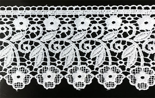 תחרת גיפור צבע לבן