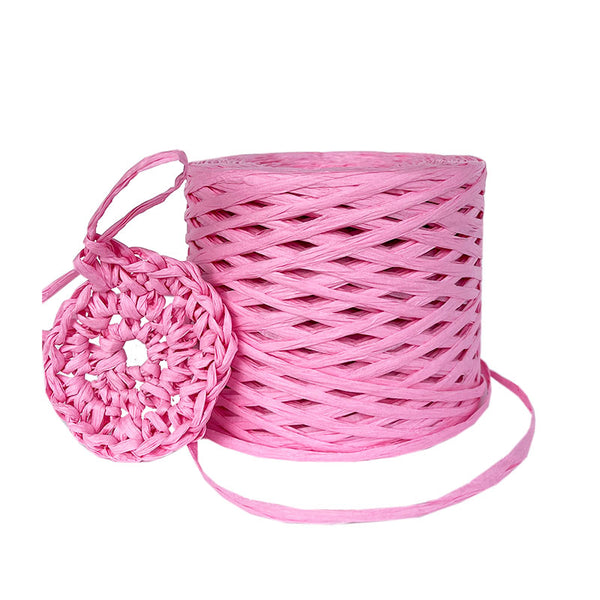 חוטי רפיה טבעית לסריגה יצירתית