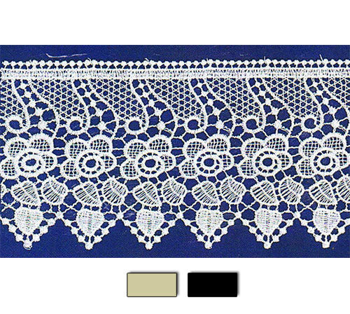 תחרת גיפור צבע ב/זשחור