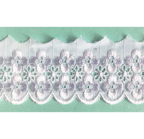 תחרת בטיסט צבע לבן