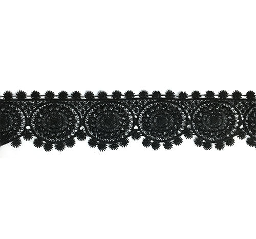 תחרת גיפור צבע שחור