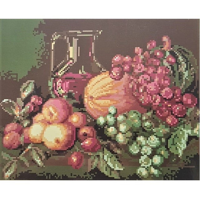 ערכת רקמה בד גבינה מודפס עם חוטים 382