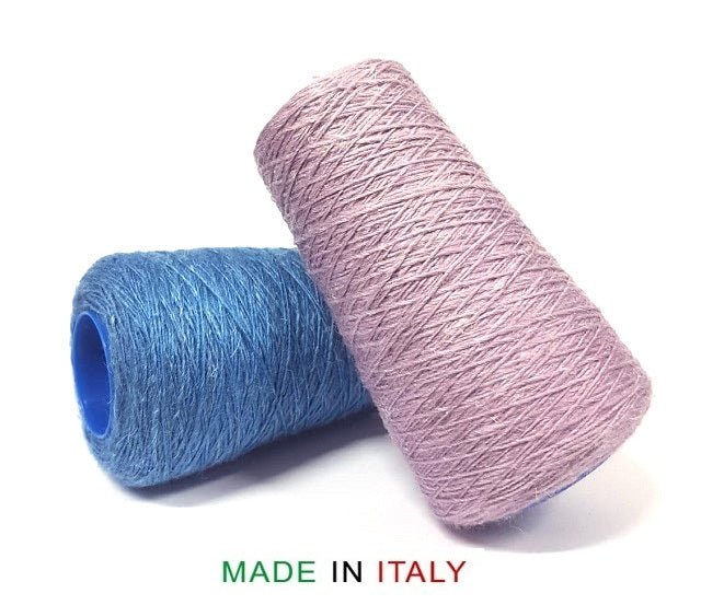 סולטנו חוטי צמר משי ופשטן על קונוסים