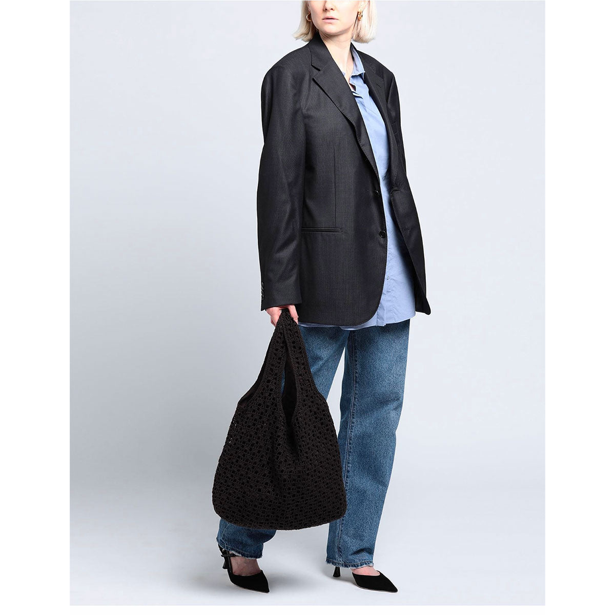 דוגמאות סריגת תיק במסרגה אחת