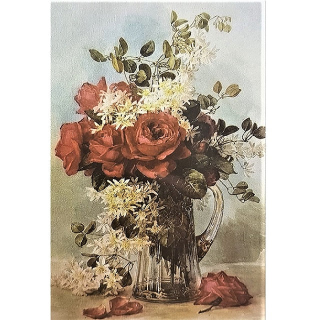 ערכת רקמה עם חרוזים ציור מודפס 502