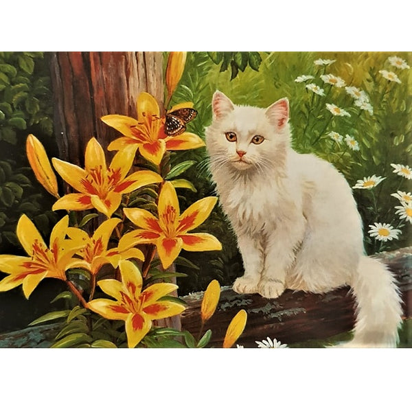 ערכת רקמה עם חרוזים ציור מודפס 547