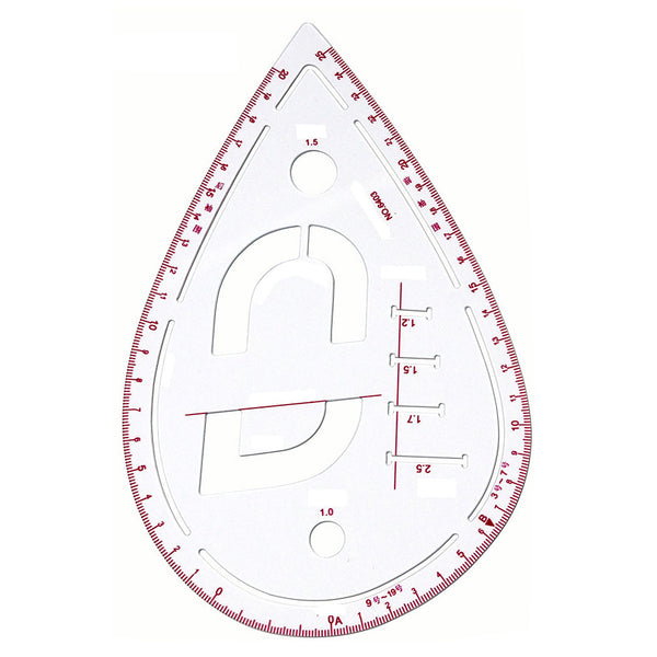 סרגל תדמיתנות לקווי שרוולים ומפשעות
