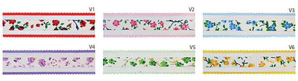 סרט ריפס מודפס עם דוגמה