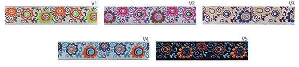 סרט בד פרחוני לקישוט