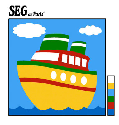 ערכת רקמה לילדים עם חוטים עבים 7054.51