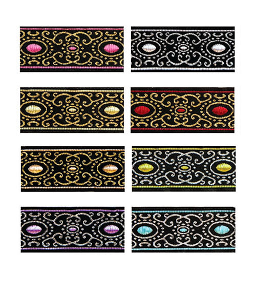 סרט בד רקום עם לורקס לקישוט