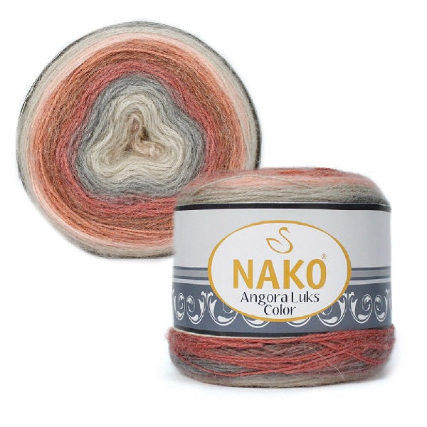 אנגורה לוקס קולור חוטי מוהר צבעוני ANGORA LUKS COLOR