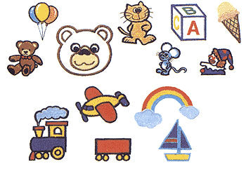 דוגמאות רקמה למכונת רקמה קובץ  לילדים