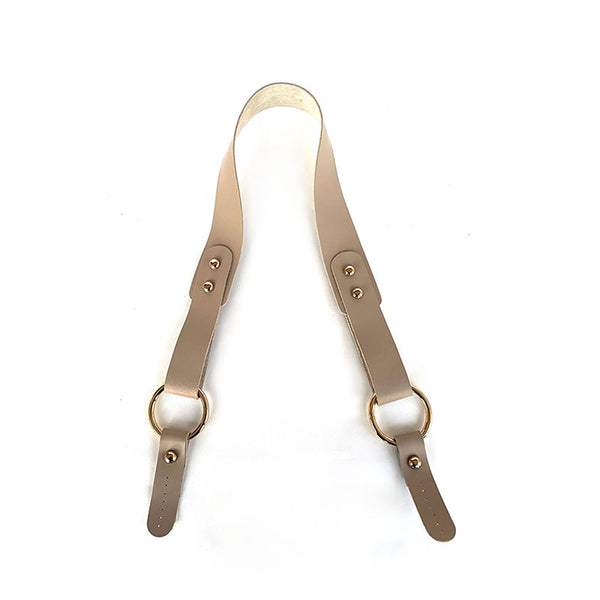 רצועה דמוי עור עם טבעות לתיק