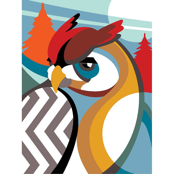 בד קנבס לרקמה עם ציור מודפס גודל 40X50 ס״מ 926.368